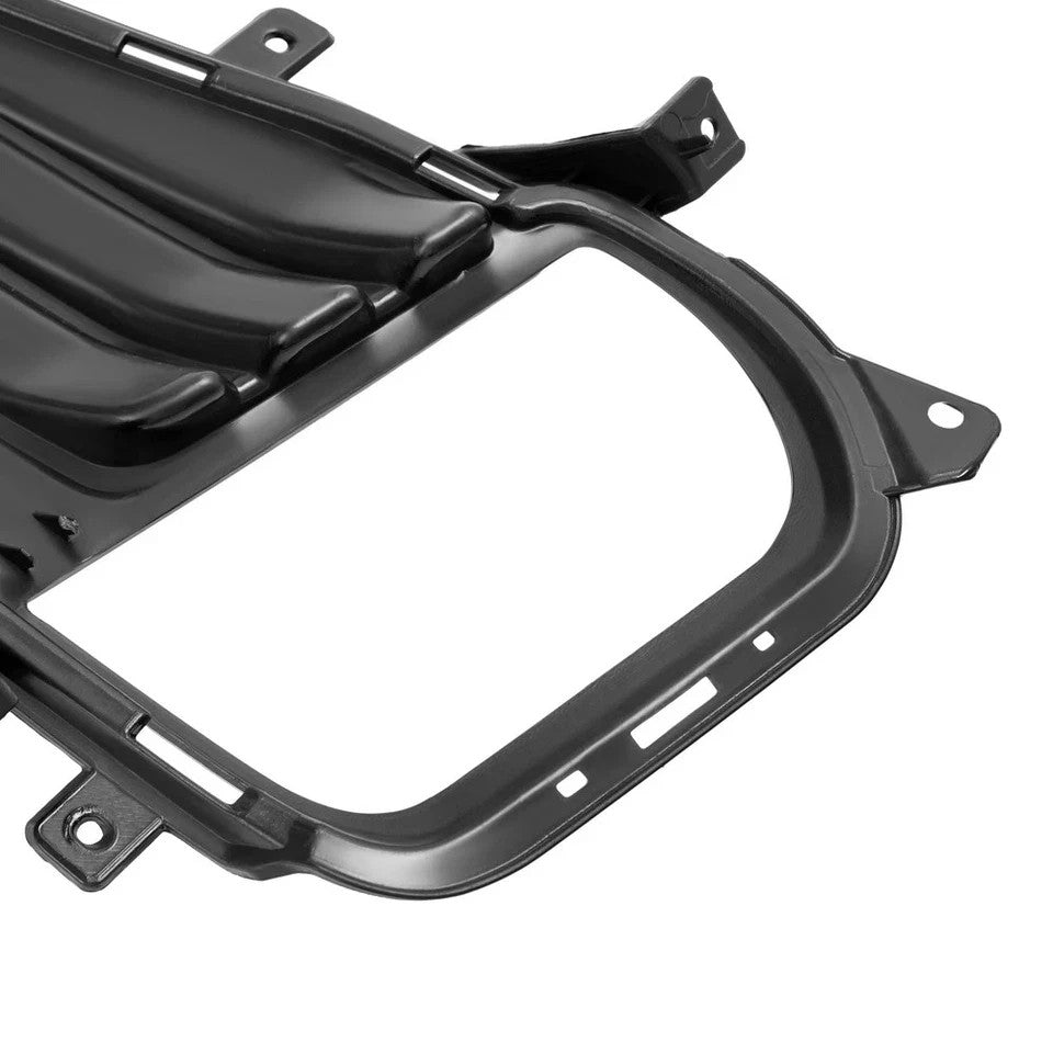 HECASA Front Bumper Fog Light Lamp Cover Bezel Passenger For Ford Edge 2019-2024