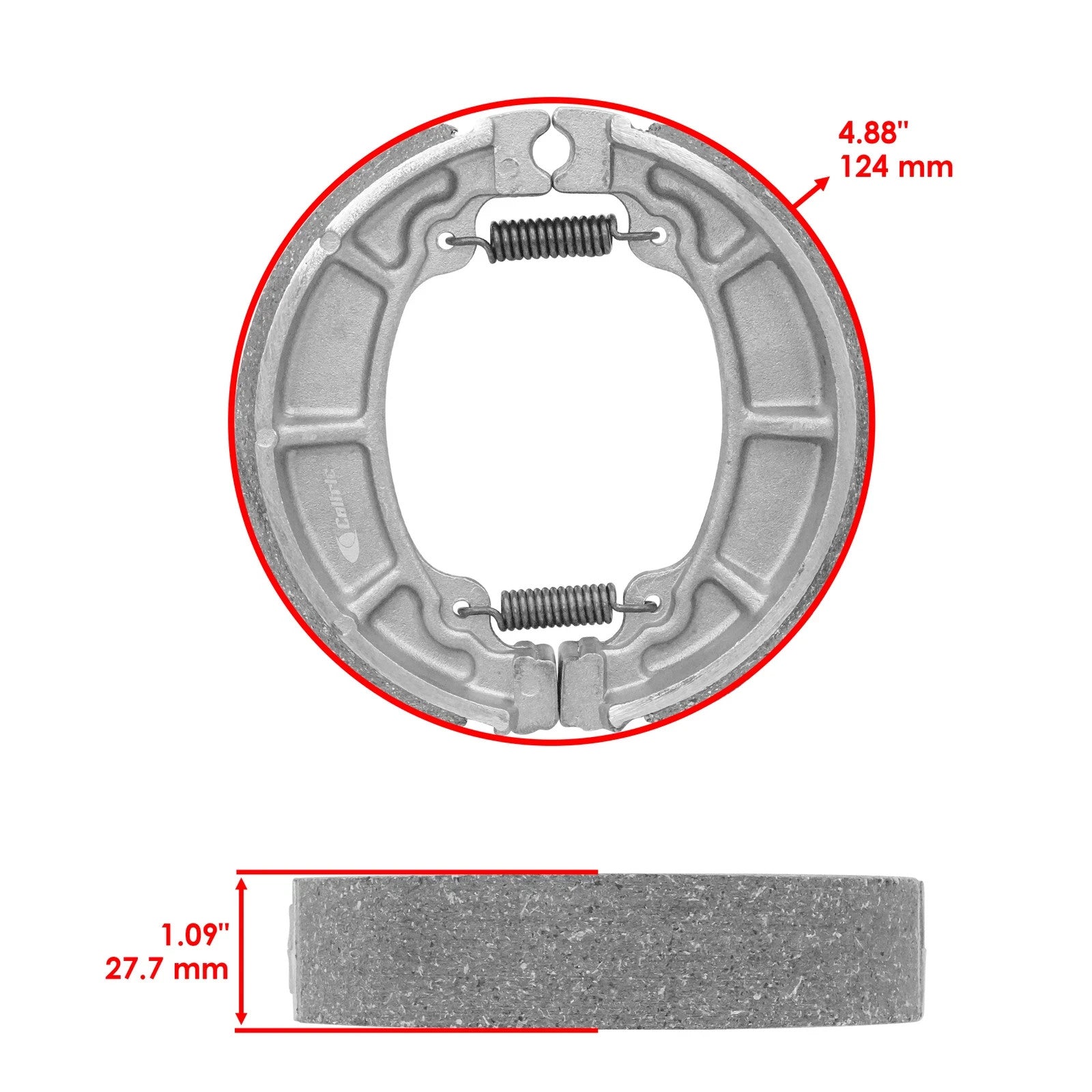 Rear Brake Shoes for Polaris Outlaw 110 2016-2025 / 0450434 0455314 0455441