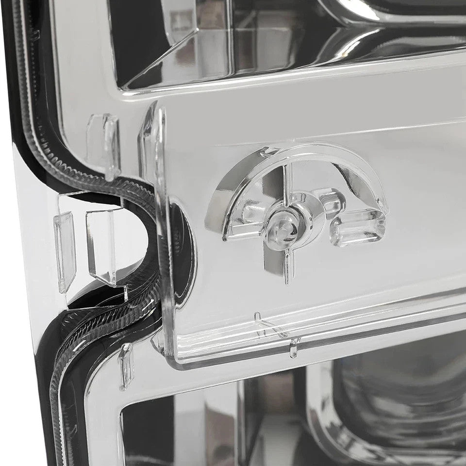 DRL LED Projector Headlights For Chevy Silverado 2500HD 3500HD 2015-19