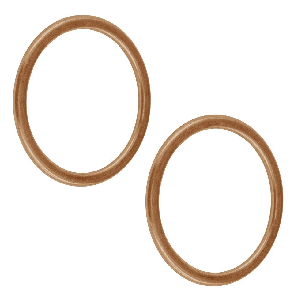 2x Caltric Exhaust Pipe Gasket For Honda Shadow Sabre 1100 VT1100C2 2000-2007