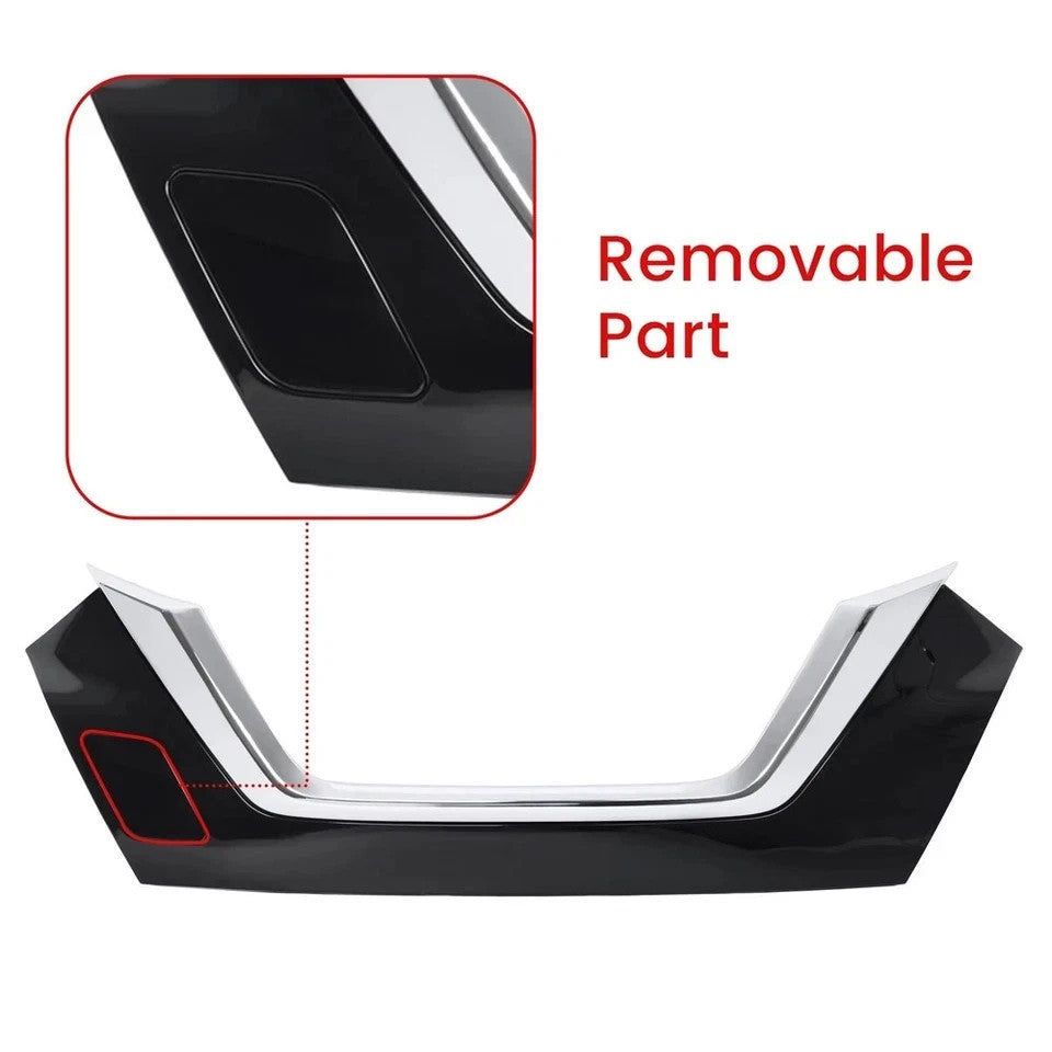 For Nissan Versa S SV SR 2020-22 Front Bumper Grille Molding Trim Chrome Plastic