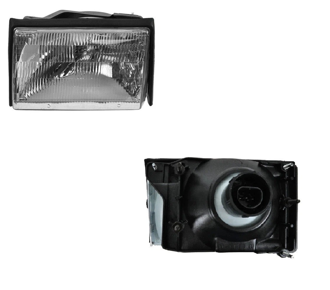 Headlight Assembly Set Fits 1987-1993 Ford Mustang FO2502106 FO2503106