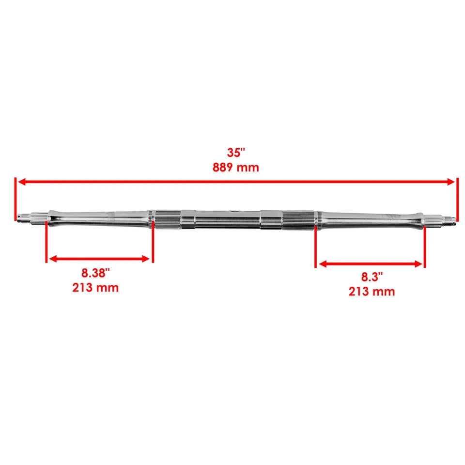 Caltric Rear Wheel Axle for Suzuki QuadSport LT-Z400 64711-33H00 2009-2014
