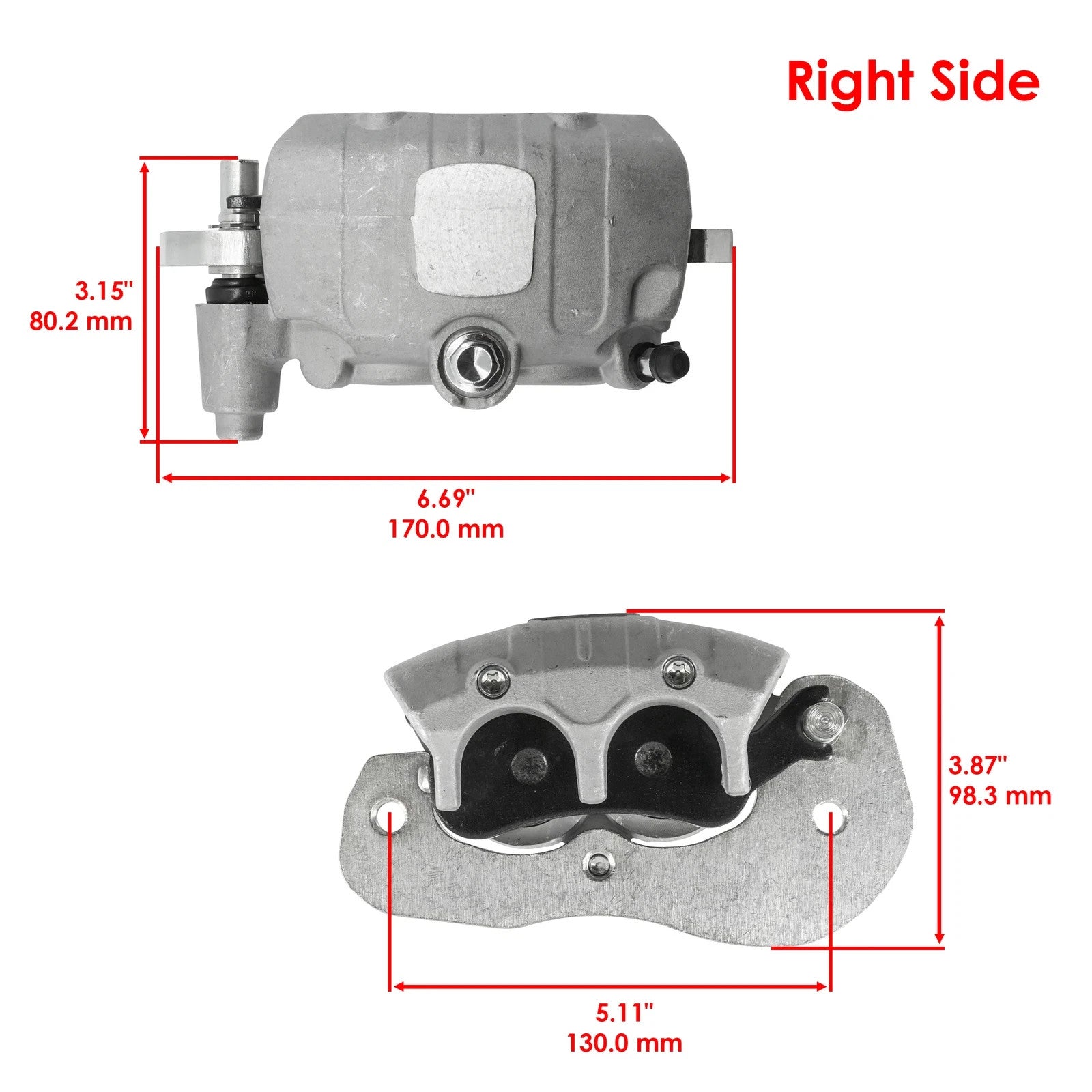 Front & Rear Brake Calipers For Can Am Defender MAX HD7 HD9 2022-23 HD8 2018-21