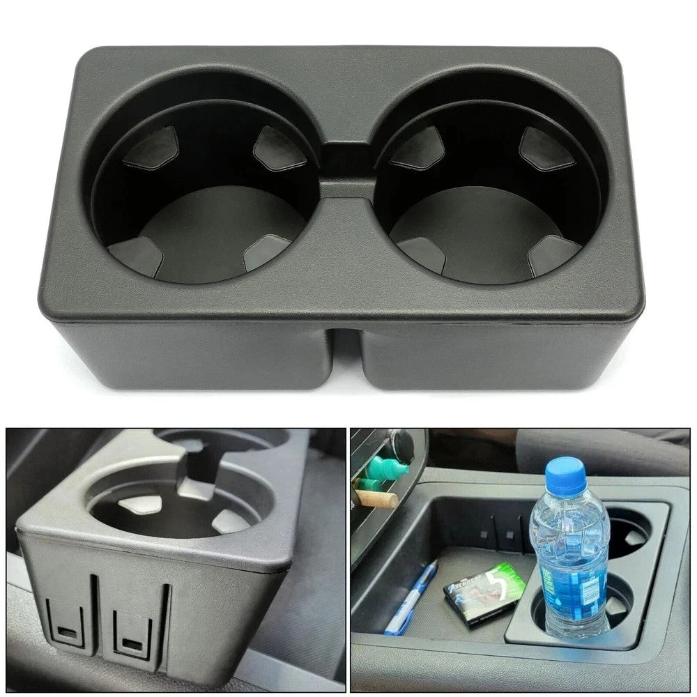 Dual Console Cup Holder Insert Drink For 07-14 Chevy Silverado Tahoe GMC Sierra