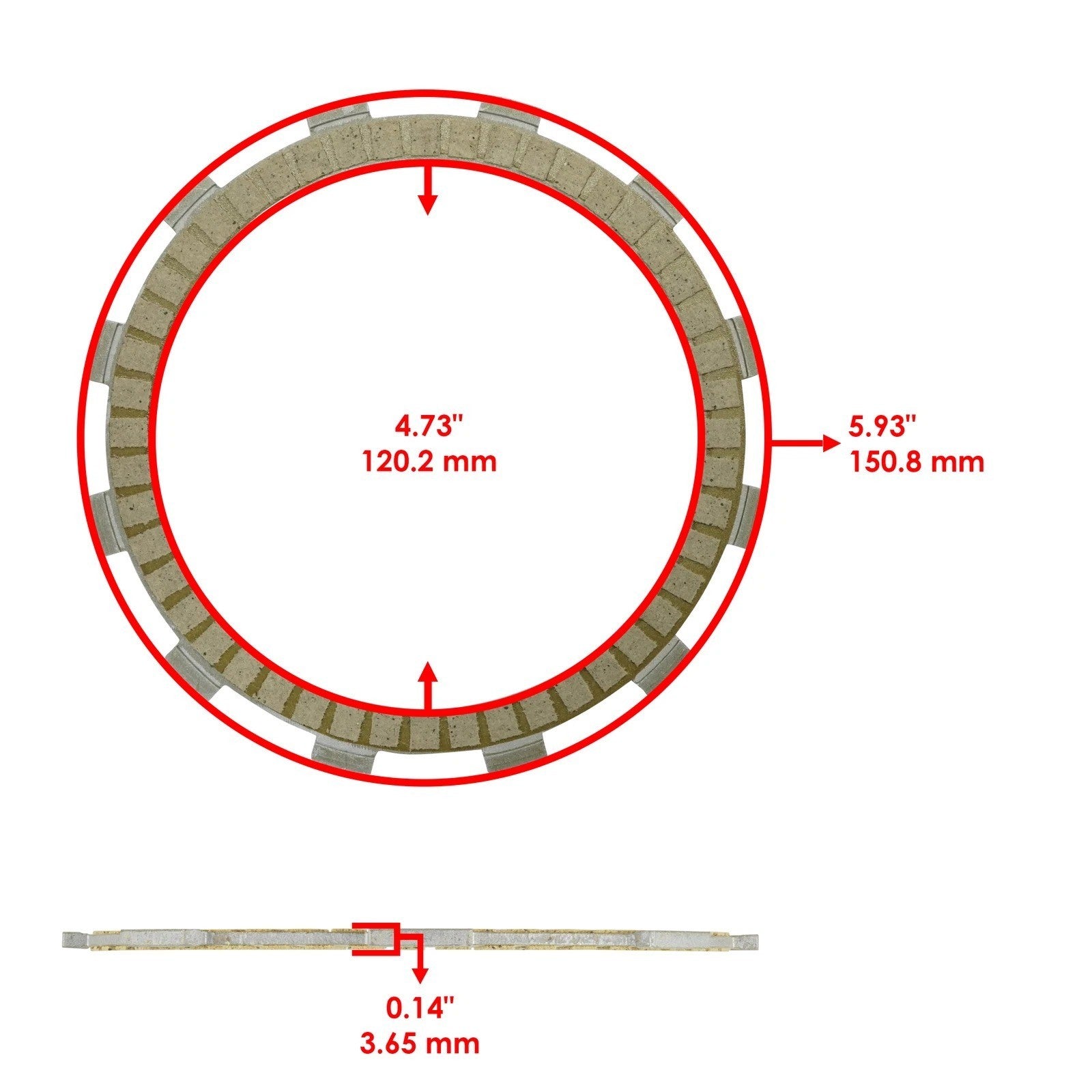 Clutch Friction Plates and Gasket kit for Honda VT1100C Shadow 1100 1985 - 1986