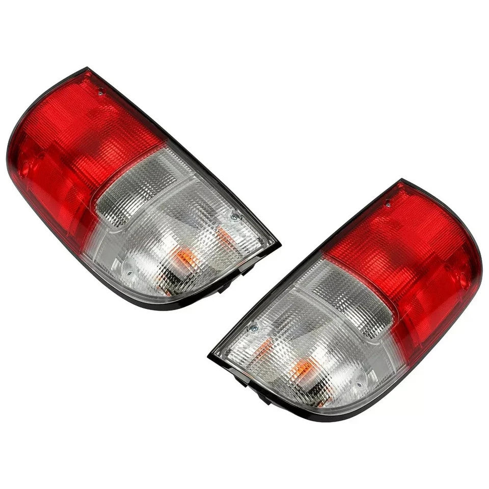 HECASA Red/Clear Tail lights lamps For 95-00 Tacoma Pickup Truck 2WD/4WD DOT/SAE