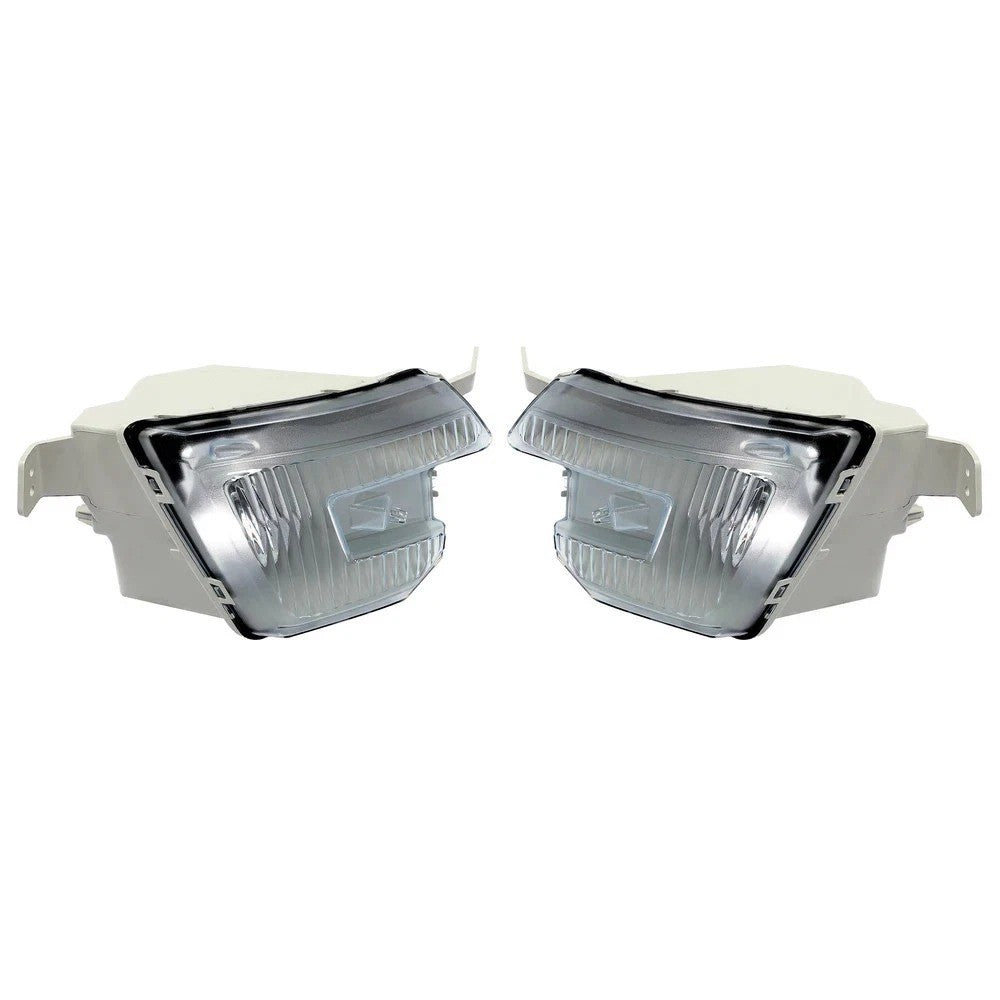 Right+Left Bumper Halogen Fog Lights For Ford Explorer 2016-2019 Driving Lamps