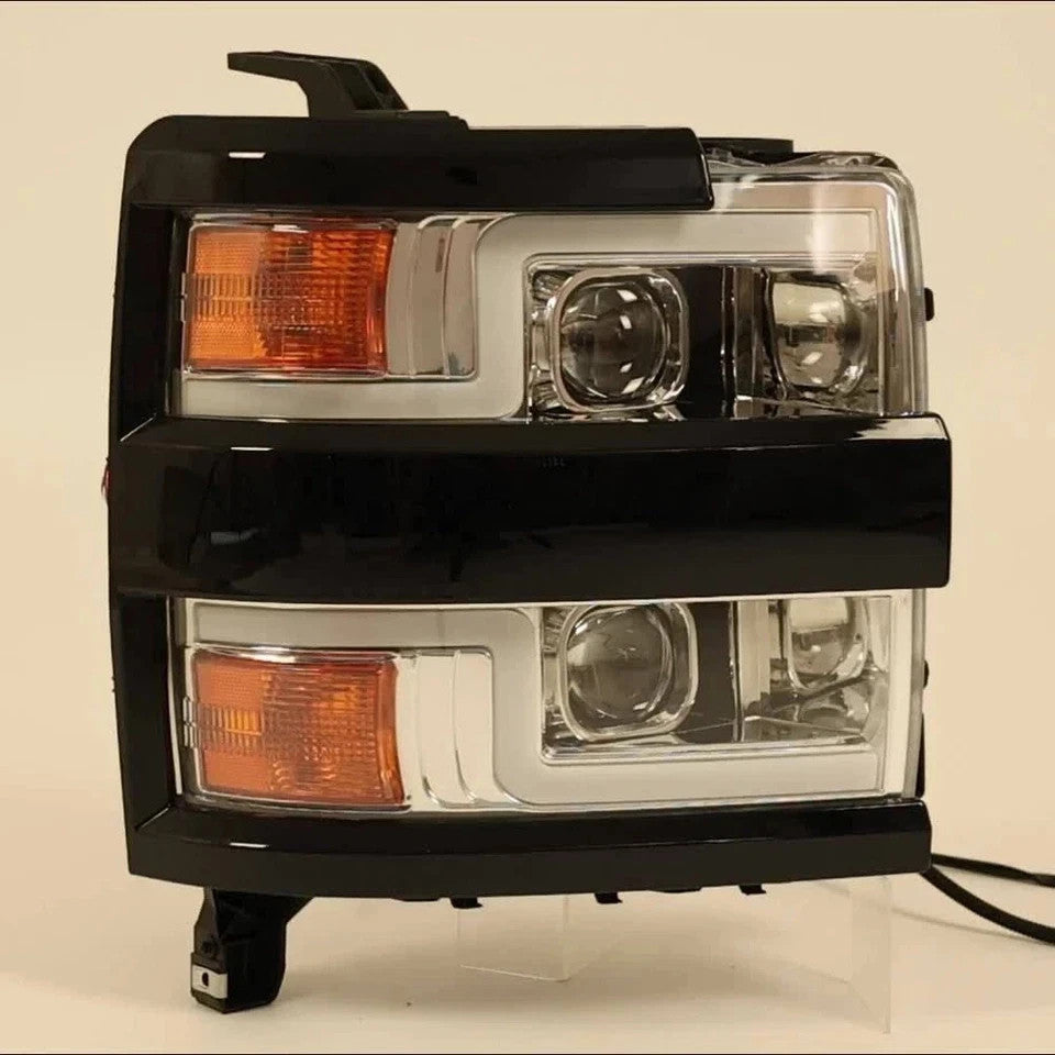 HECASA For 15-19 2016 Chevy Silverado 2500HD 3500HD LED Projector Headlights