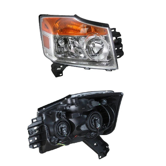 Right Headlight Assembly Passenger Side For 08-15 Nissan Armada NI2503175