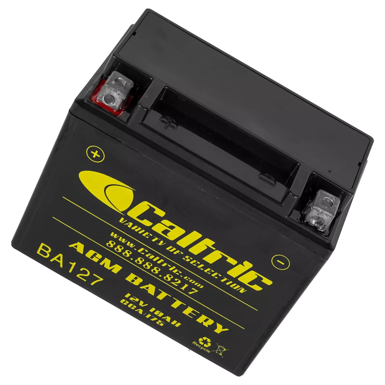 Caltric AGM Battery for Polaris Phoenix 200 2005-2020 / 12V 10Ah CCA 175