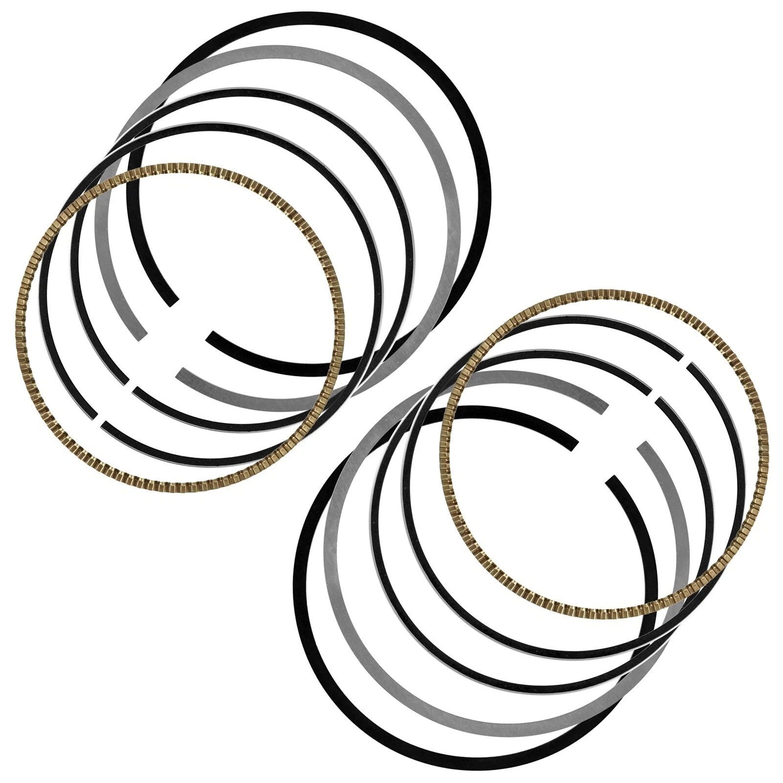 2x Piston Ring Set For Kawasaki Ninja 300 EX300 2013-2017 Motorcycle NEW