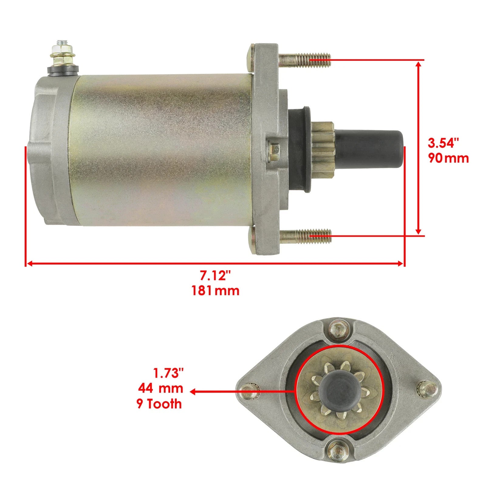 Starter for Kymco People 250 2004-2008 / People S 250 2006-2010 Scooter