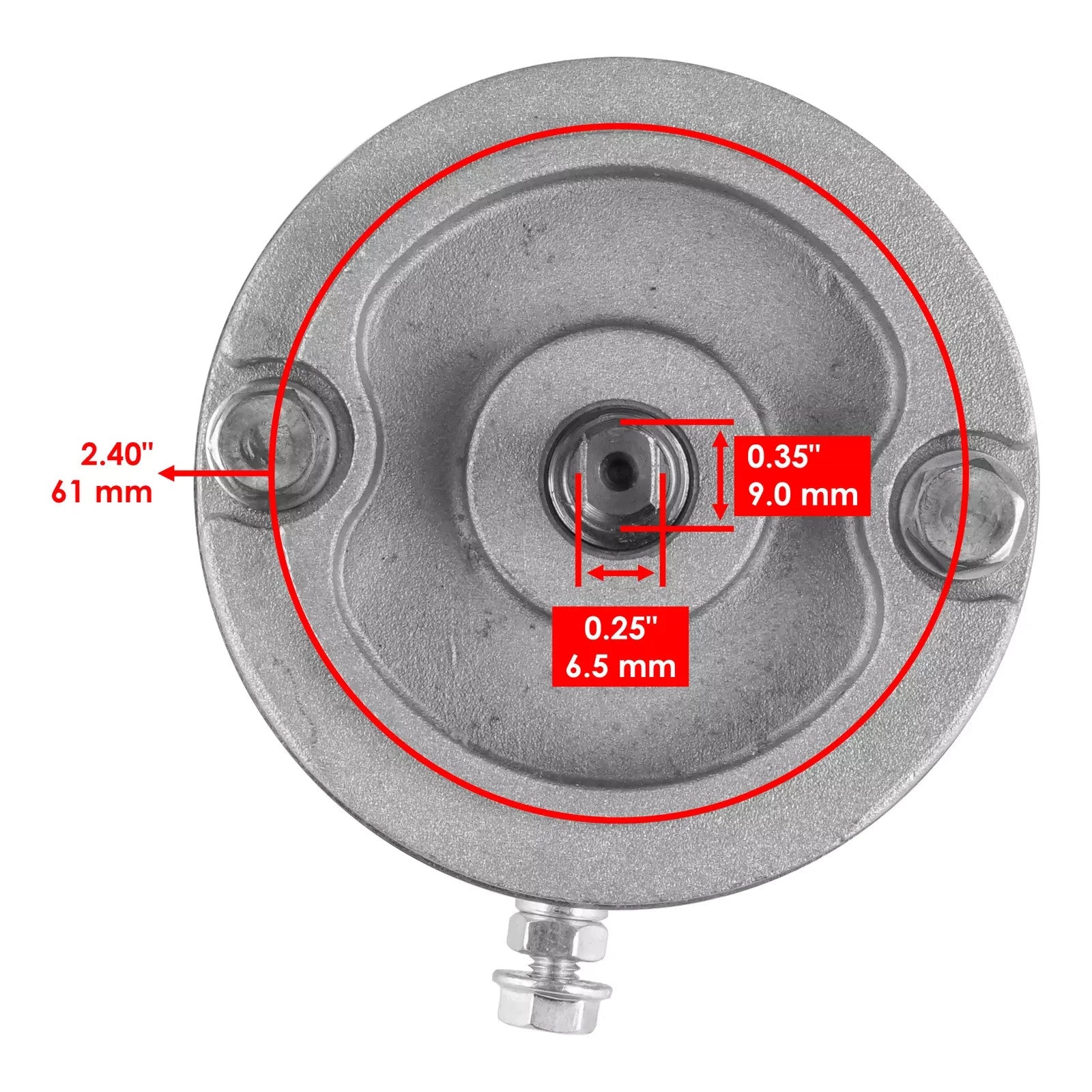 Caltric Starter for Polaris Snowmobile 4012729 4018147