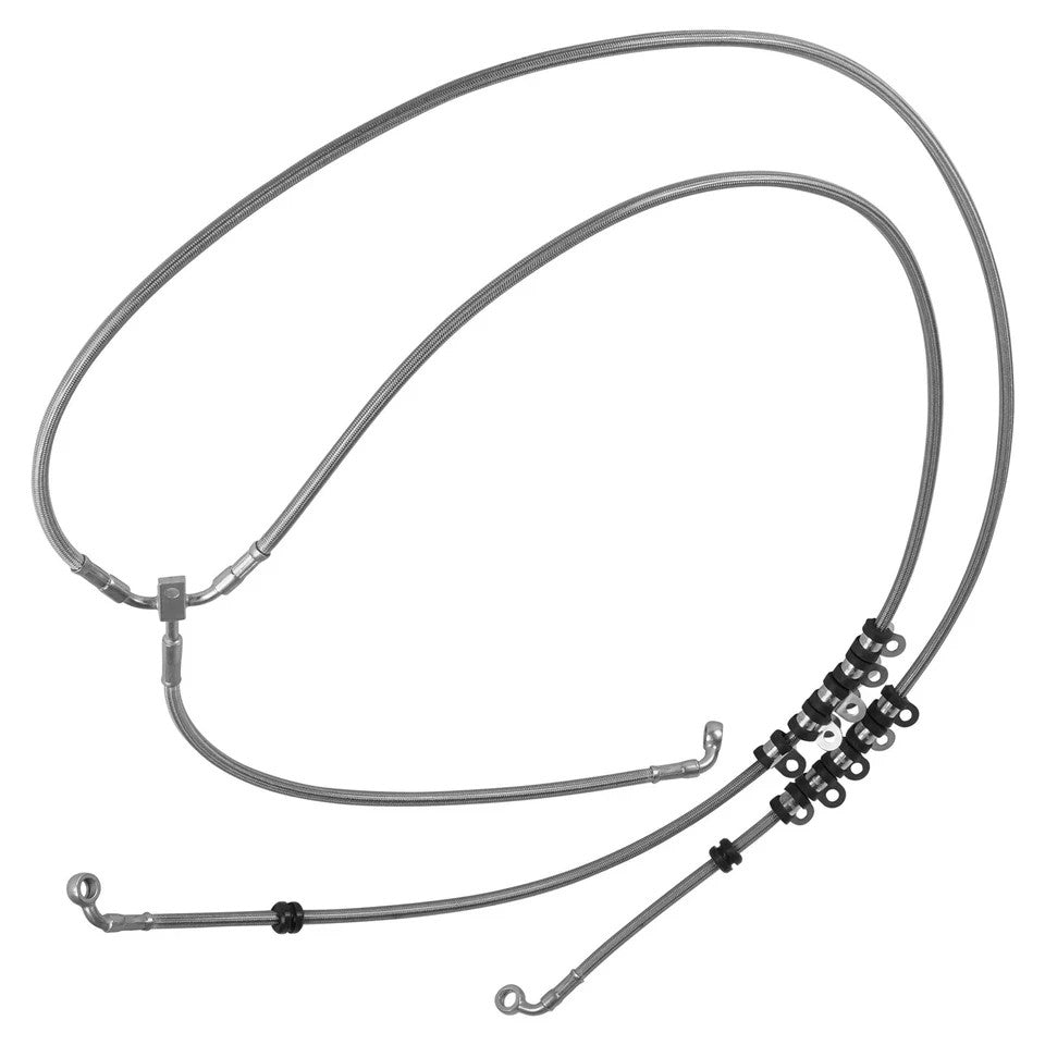 Caltric 705601495 Front Flexible Brake  Hose For Can-Am Maverick X3