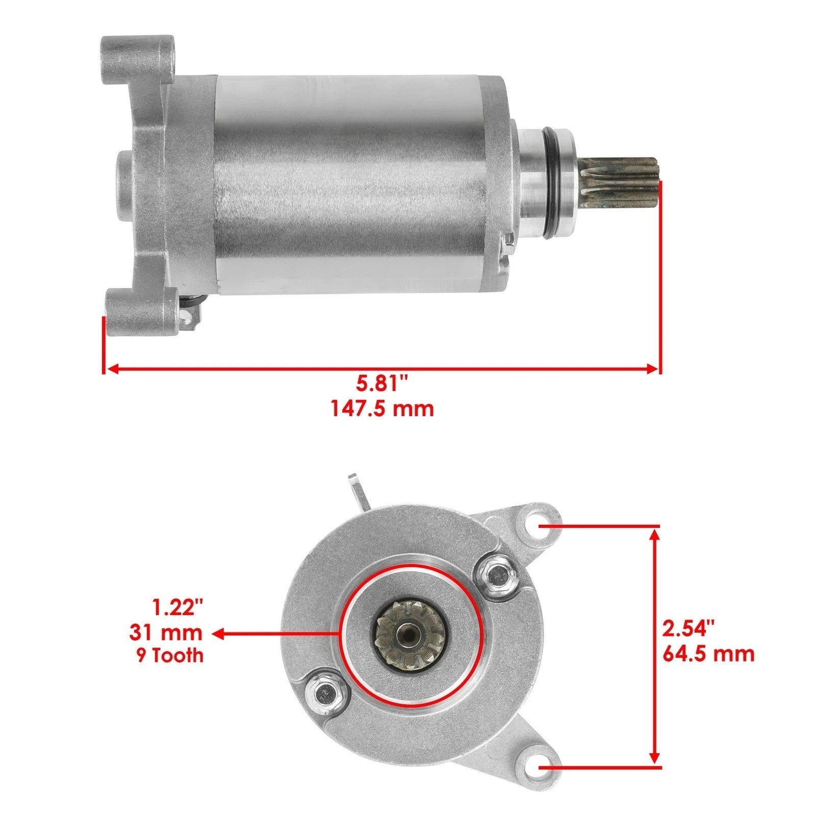 Starter for Suzuki DR200SE 199Cc Engine 1996-2013 / 31100-42A01 31100-42A20