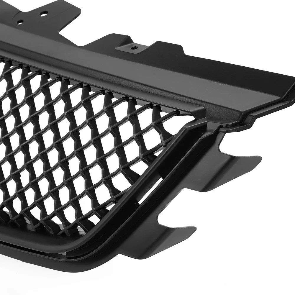 1x Front Bumper Upper Grille Mesh Grill For Cadillac CTS-V 2008-2014 Black ABS