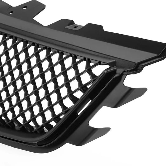 1x Front Bumper Upper Grille Mesh Grill For Cadillac CTS-V 2008-2014 Black ABS