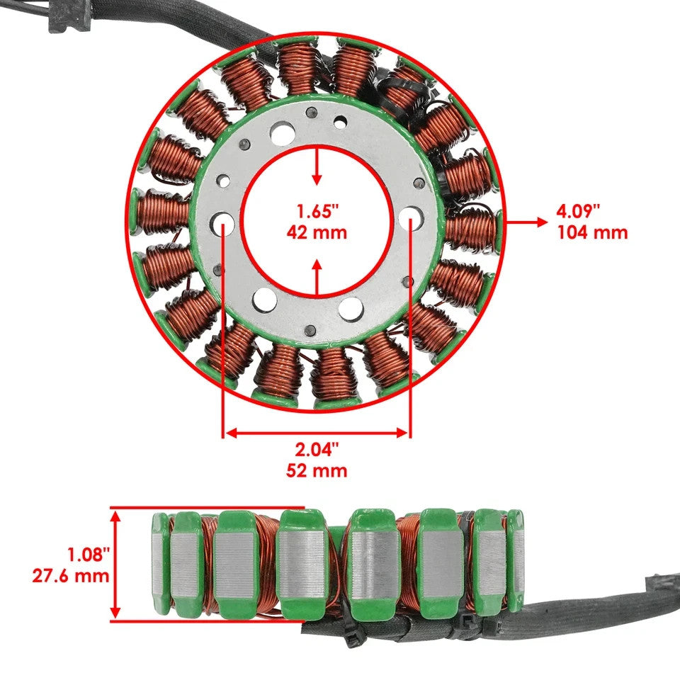 Stator And Gasket for Kawasaki Ninja ZX-6R ZX636C ZX636D 2005 2006