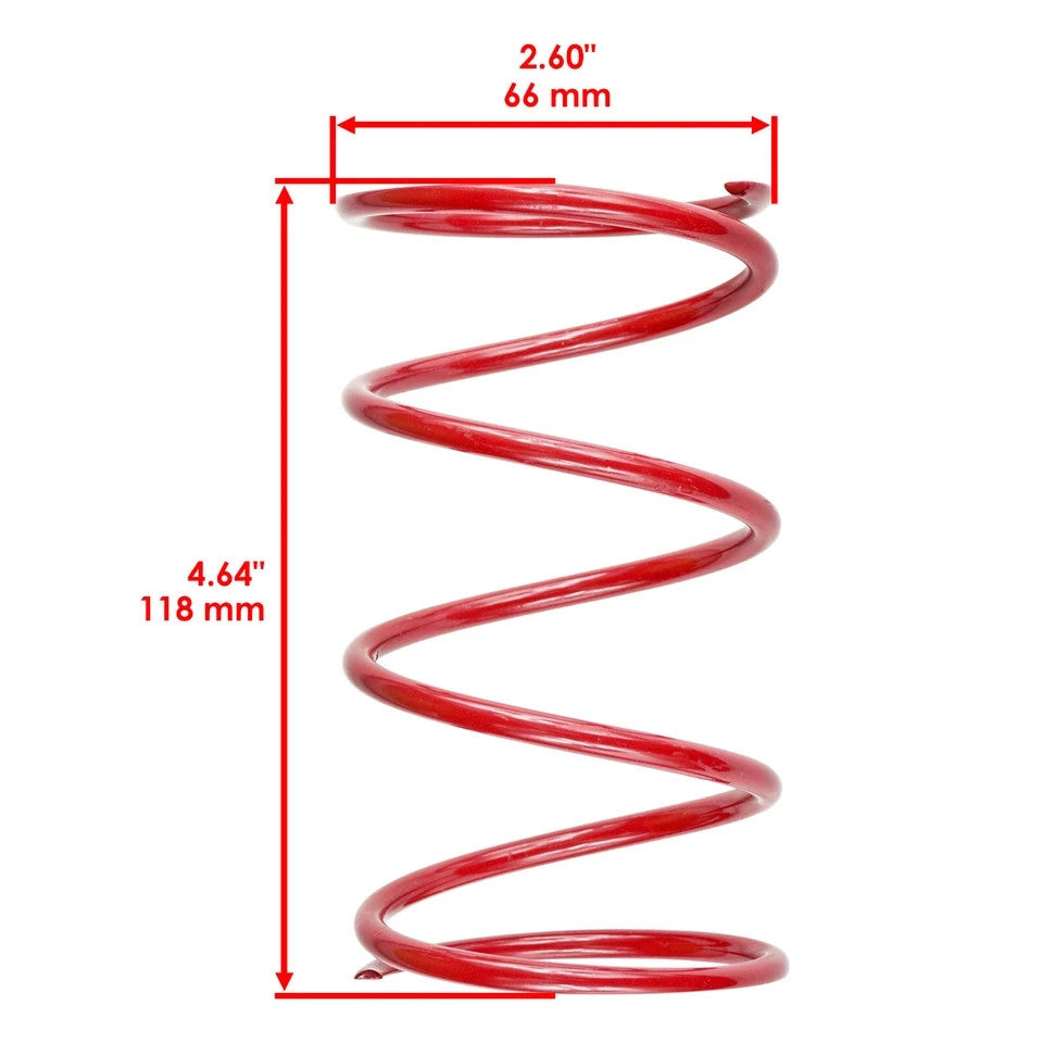 Secondary Compression Red Spring 105-165 Fits Polaris 3234452