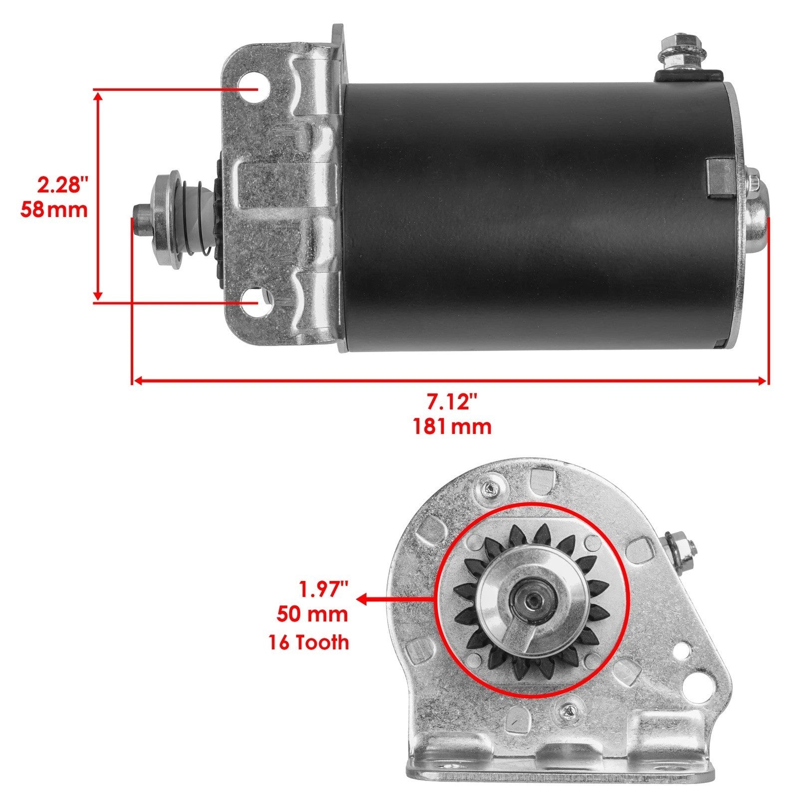 Starter for Cub Cadet BS-499521 BS-795121 BS-399169 BS-691262