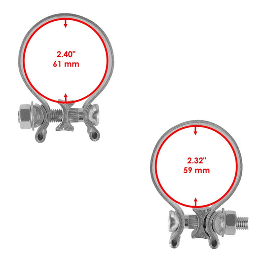 Exhaust Clamp for Polaris Outlaw 500 2006 2007 / Predator 500 2005 2006 2007
