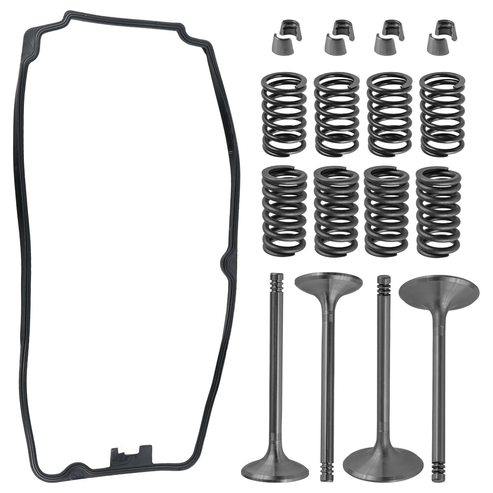 Cylinder Head Intake Exhaust Valve Gasket Kit for Can-Am Quest 650 4X4 2002-04