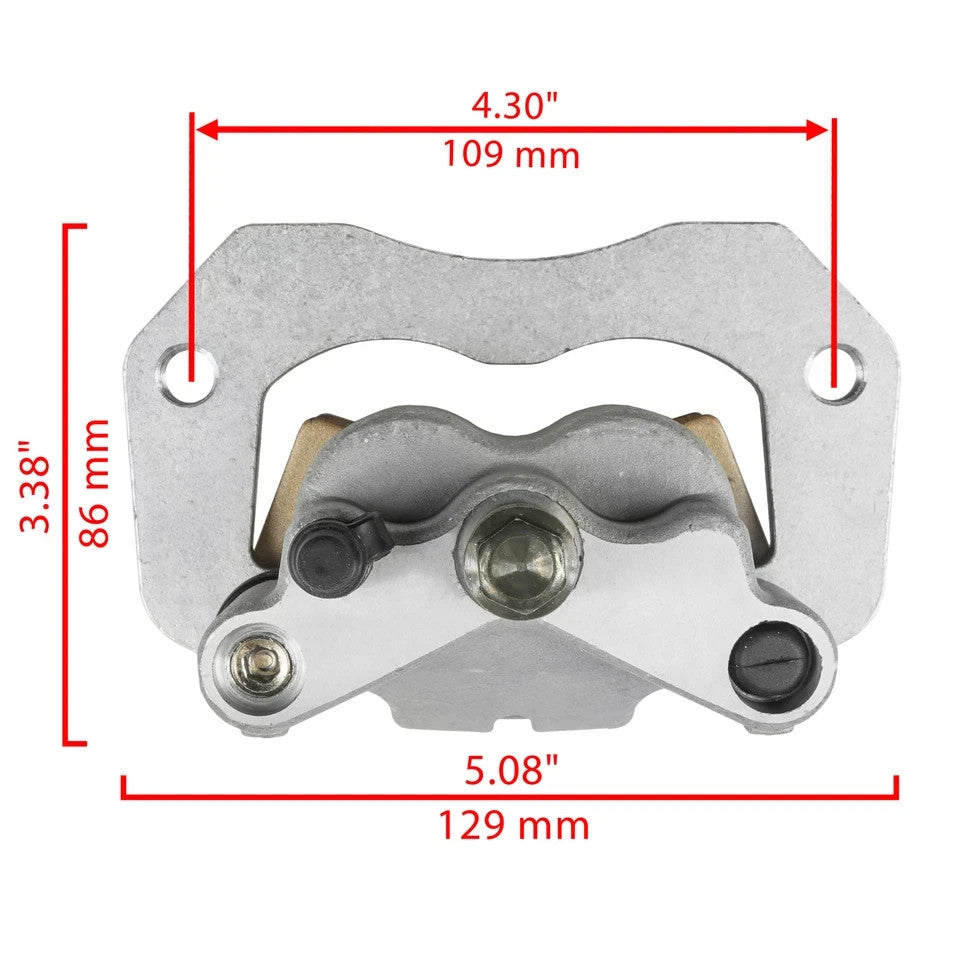 for Polaris RZR 900 50-60 Inch 2015-2021 Rear Left Right Brake Caliper w/ Pads