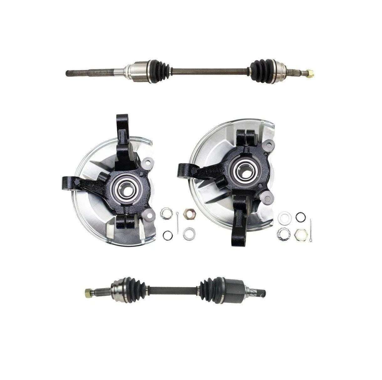 CV Axle Steering Knuckle Kit Fits 07-17 Jeep Compass Patriot