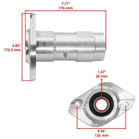 Rear Axle Bearing Carrier Hub For Yamaha Raptor 660R YFM660R 2001-2005