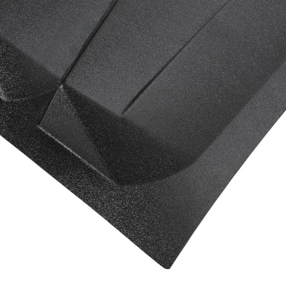 HECASA Rear Window Louver Sun Shade Cover For 14-19 Corvette C7 Coupe ABS Black