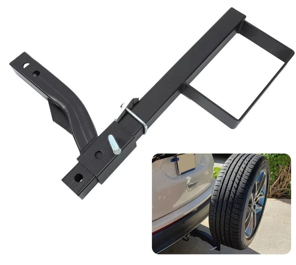RV Truck Receiver Hitch Spare Tire Mount Heavy Duty Steel Fits all 2" receivers