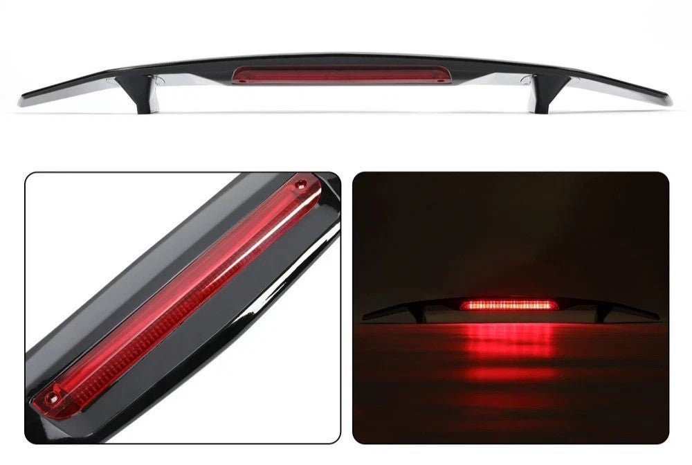 Rear Trunk Spoiler Lip W/led light For 2016-2021 Honda Civic IS LX Typer-R Style