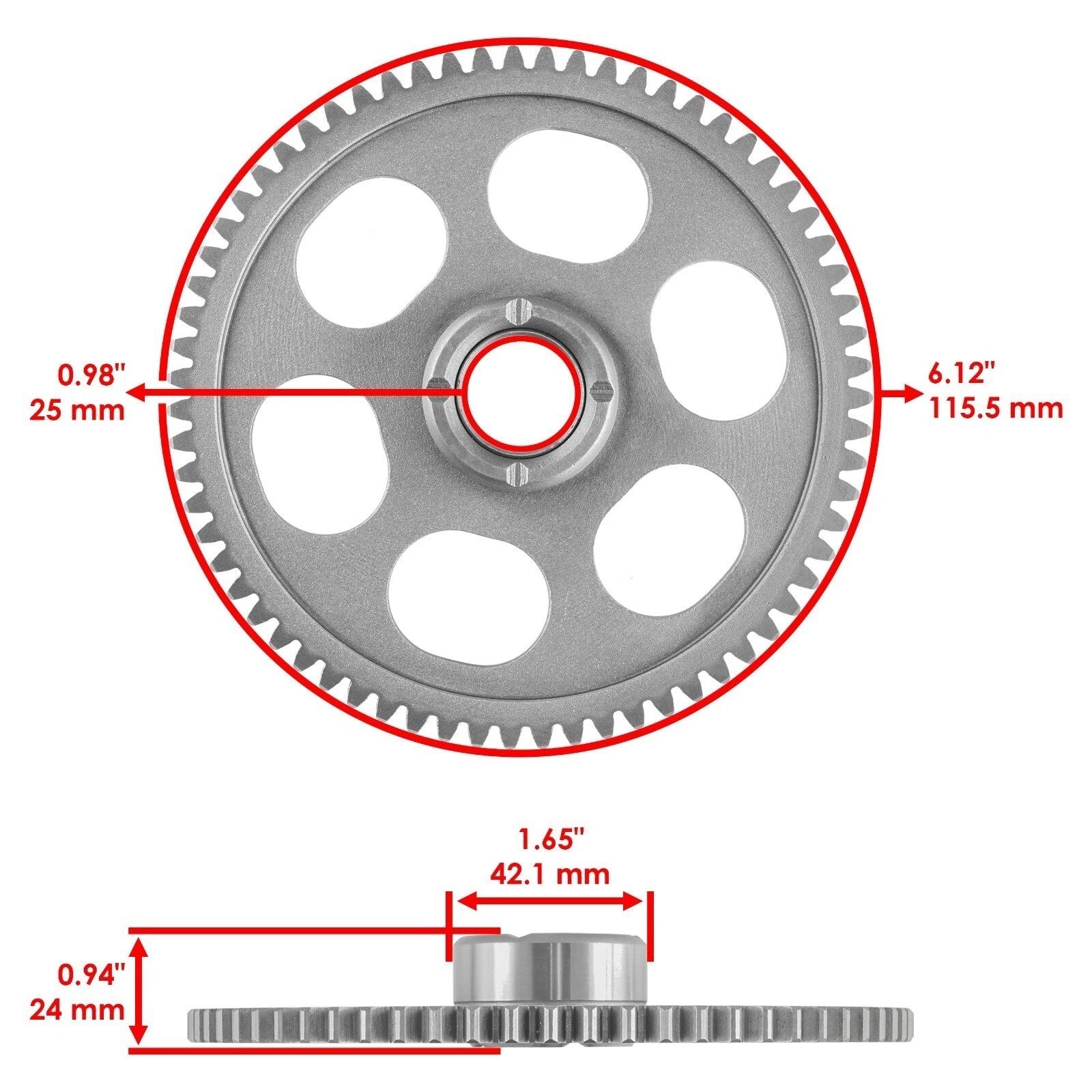Starter Clutch Gear Idler and Gasket fits Yamaha Grizzly 660 YFM660F 4x4 2002