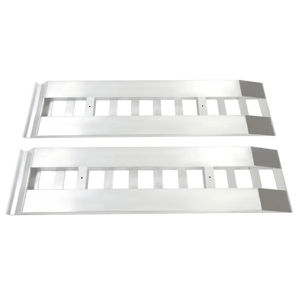 HECASA 1 Pair 60'' x 15" Aluminum Hook end Ramps 6800LBS For Car Trailer Truck