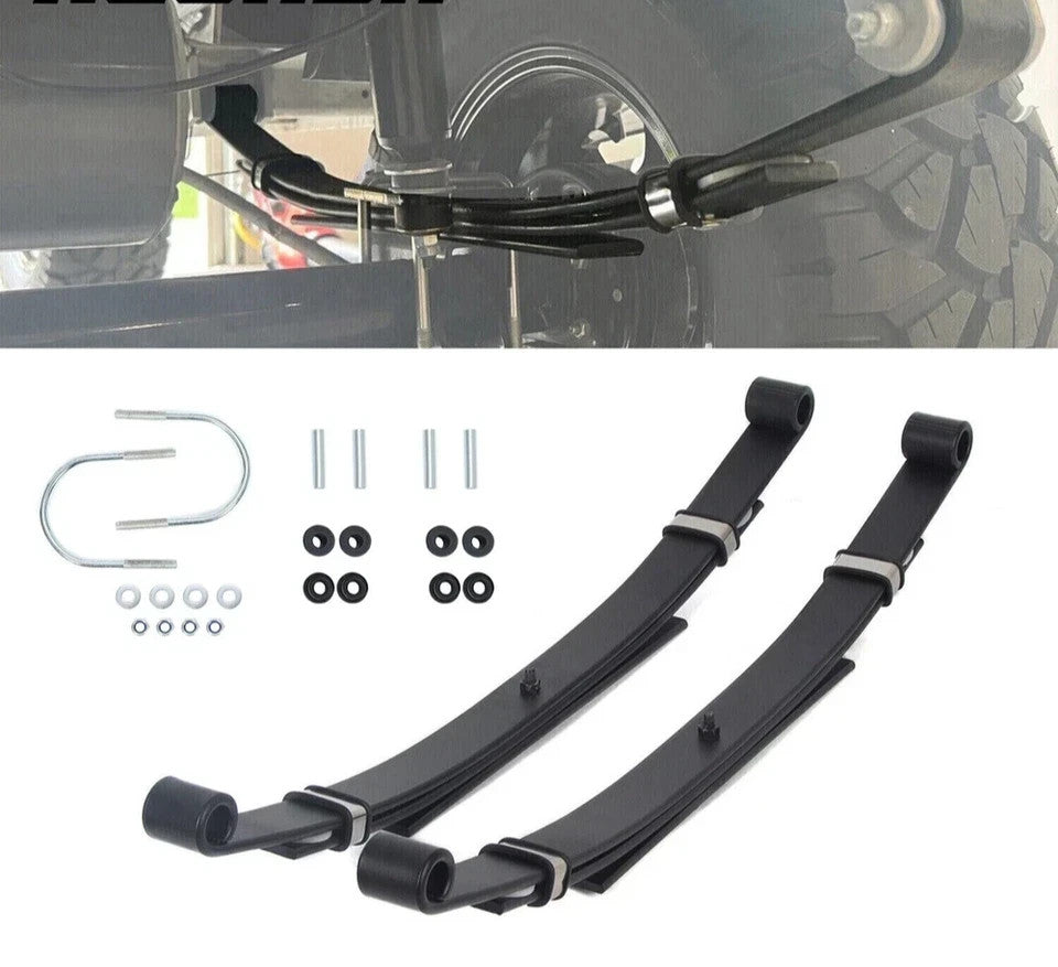 Heavy Duty Rear Leaf Springs 3 Leaf For Club Car DS Golf Cart 1981-Up 1982 1993
