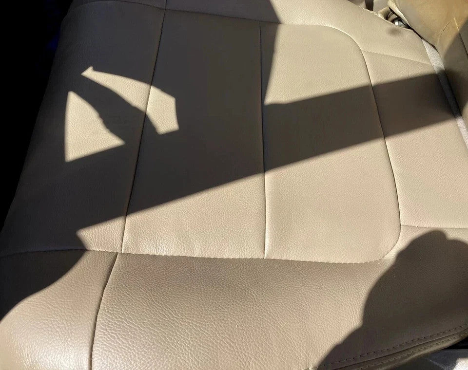 For 2001 2002 2003 Ford F-150 F150 Lariat XL XLT Driver Bottom Seat Cover Tan