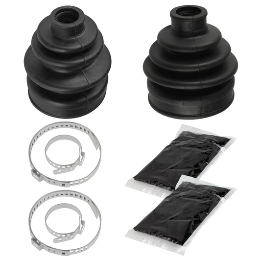 Front Inner & Outer CV Boot Kit For Suzuki KingQuad 400 LT-A400 LT-F400 2008-24