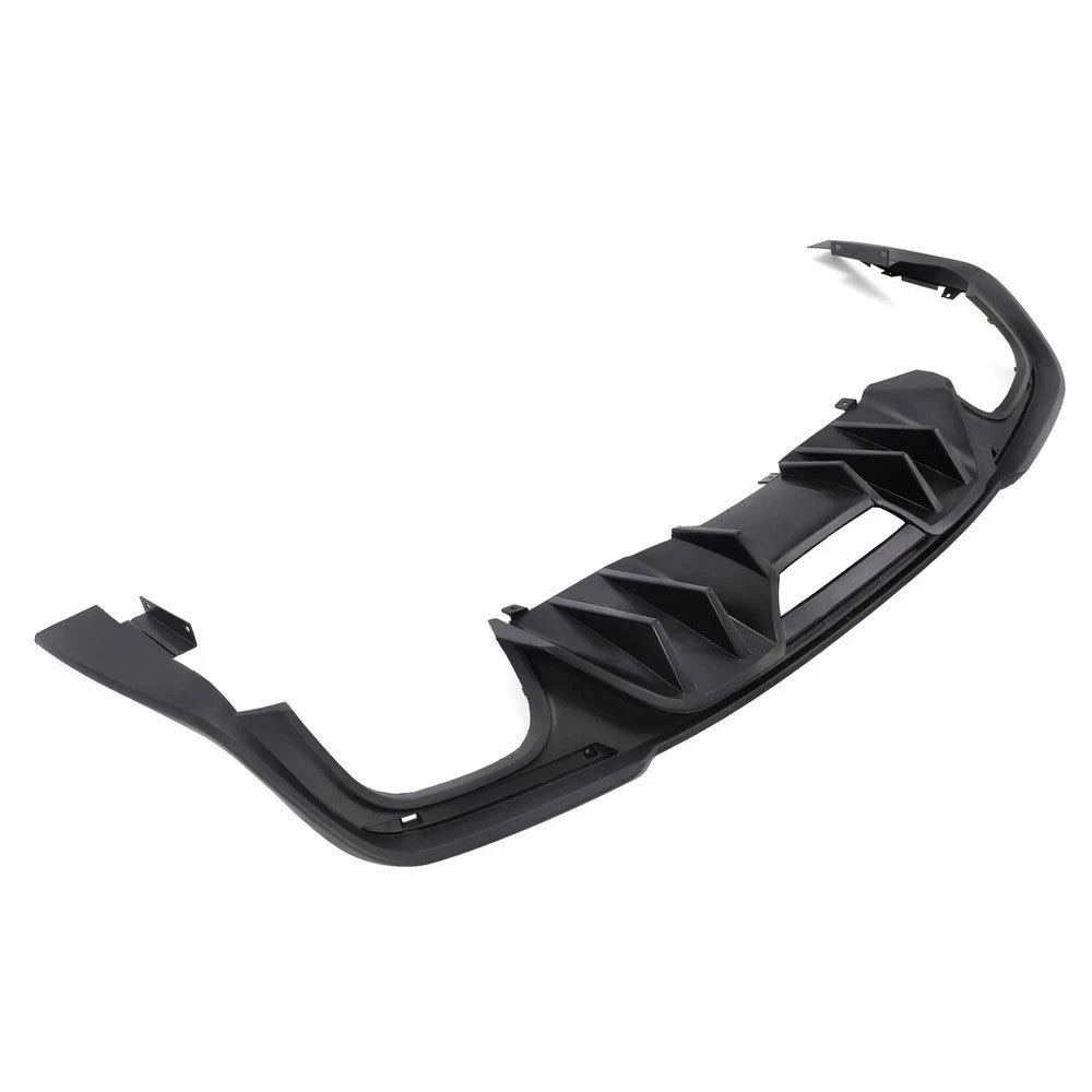 Black Lower Rear Bumper Diffuser Lip Fits 2018-2023 Ford Mustang EcoBoost GT350