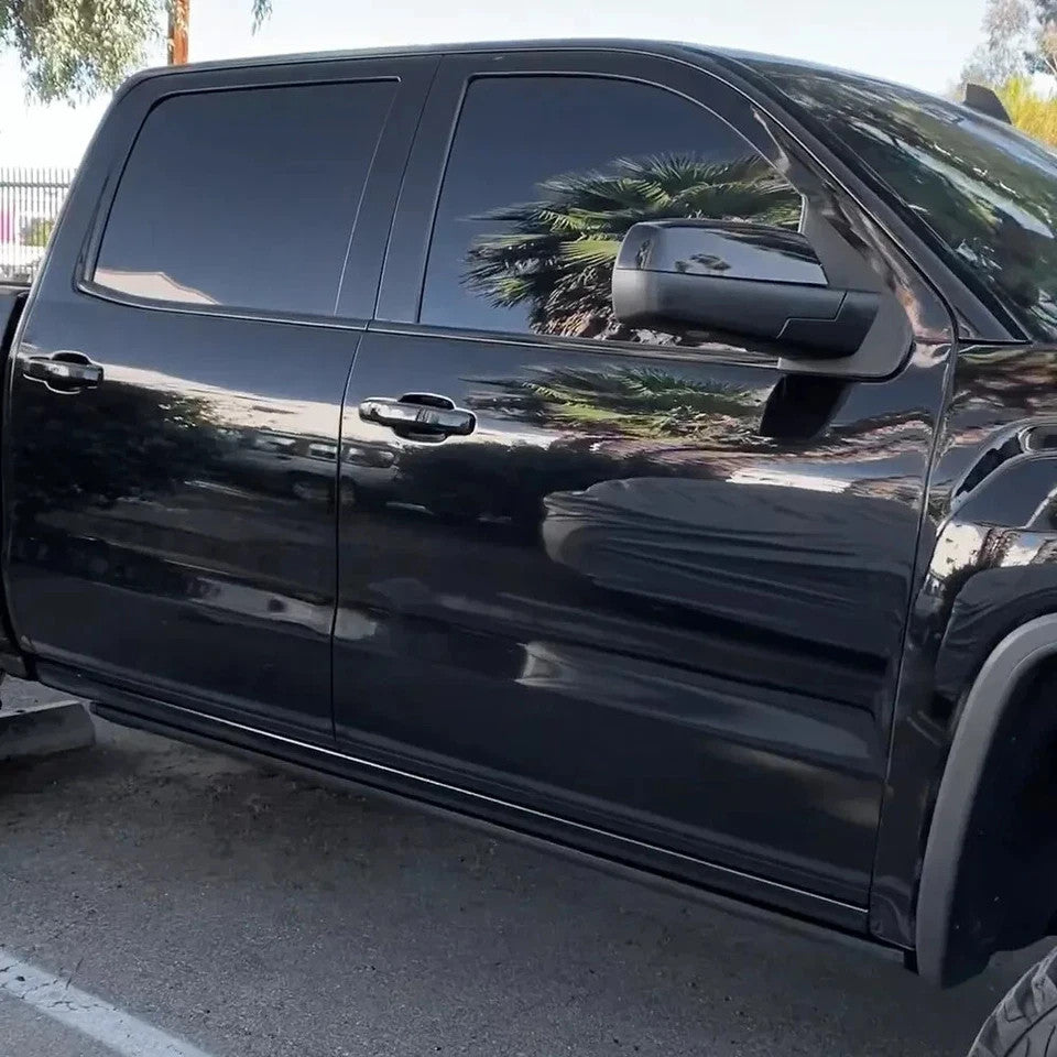 For Silverado Sierra 2014-19 Gloss Black Painted 4 pcs Door Handles Replacement