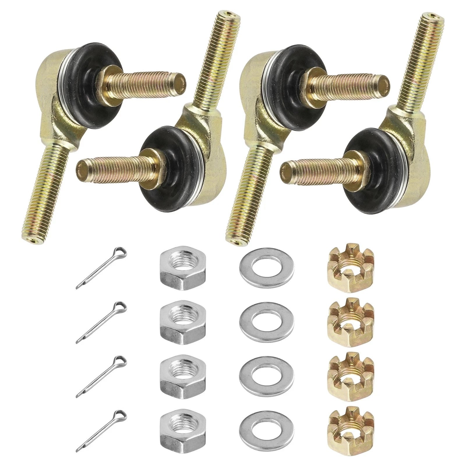2 Sets Of Tie Rod End Kit for Suzuki LTA500 LTA500F LT-A500F Vinson 2002 2003
