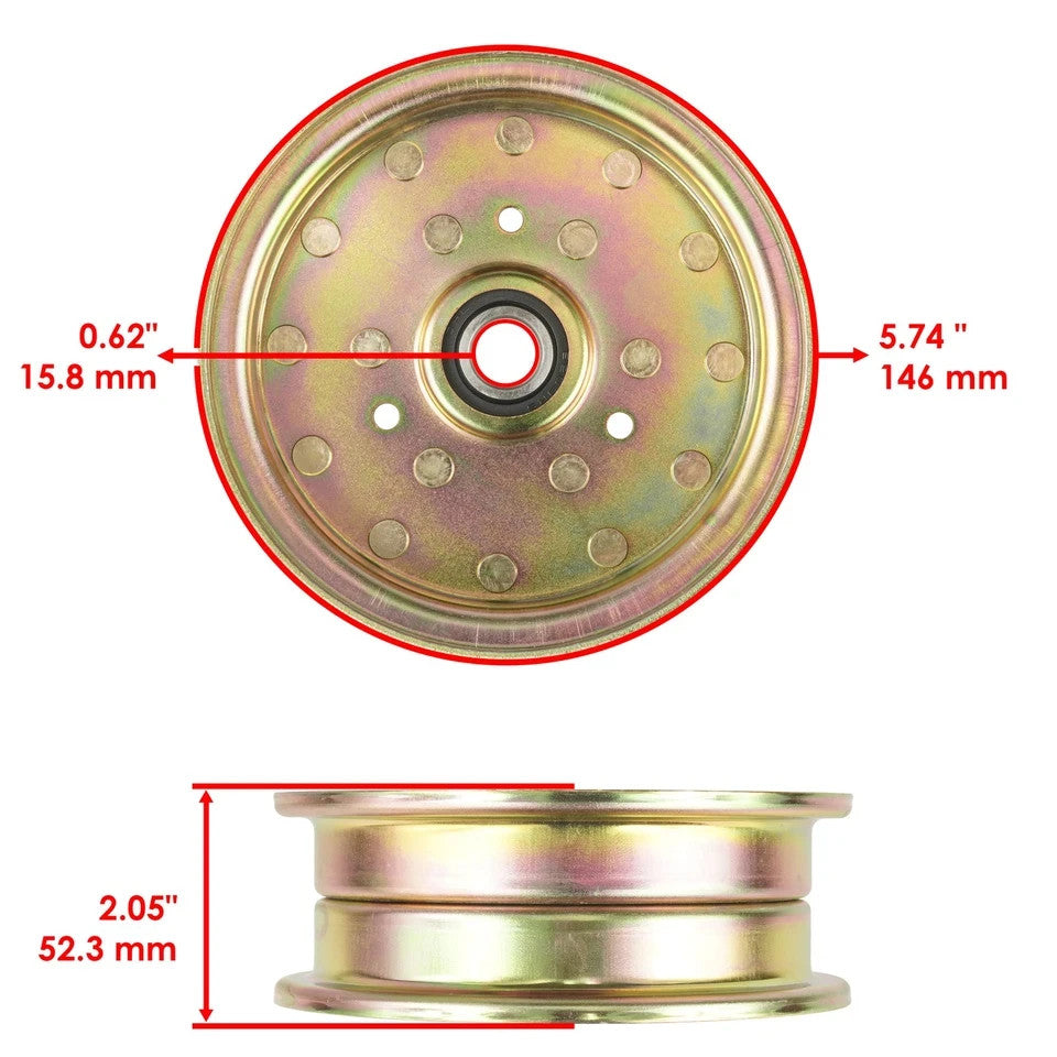 Tall Idler Pulley For Dixon Grizzly 52 60 72"/ Kodiak 52 60 2005-2008 539103258