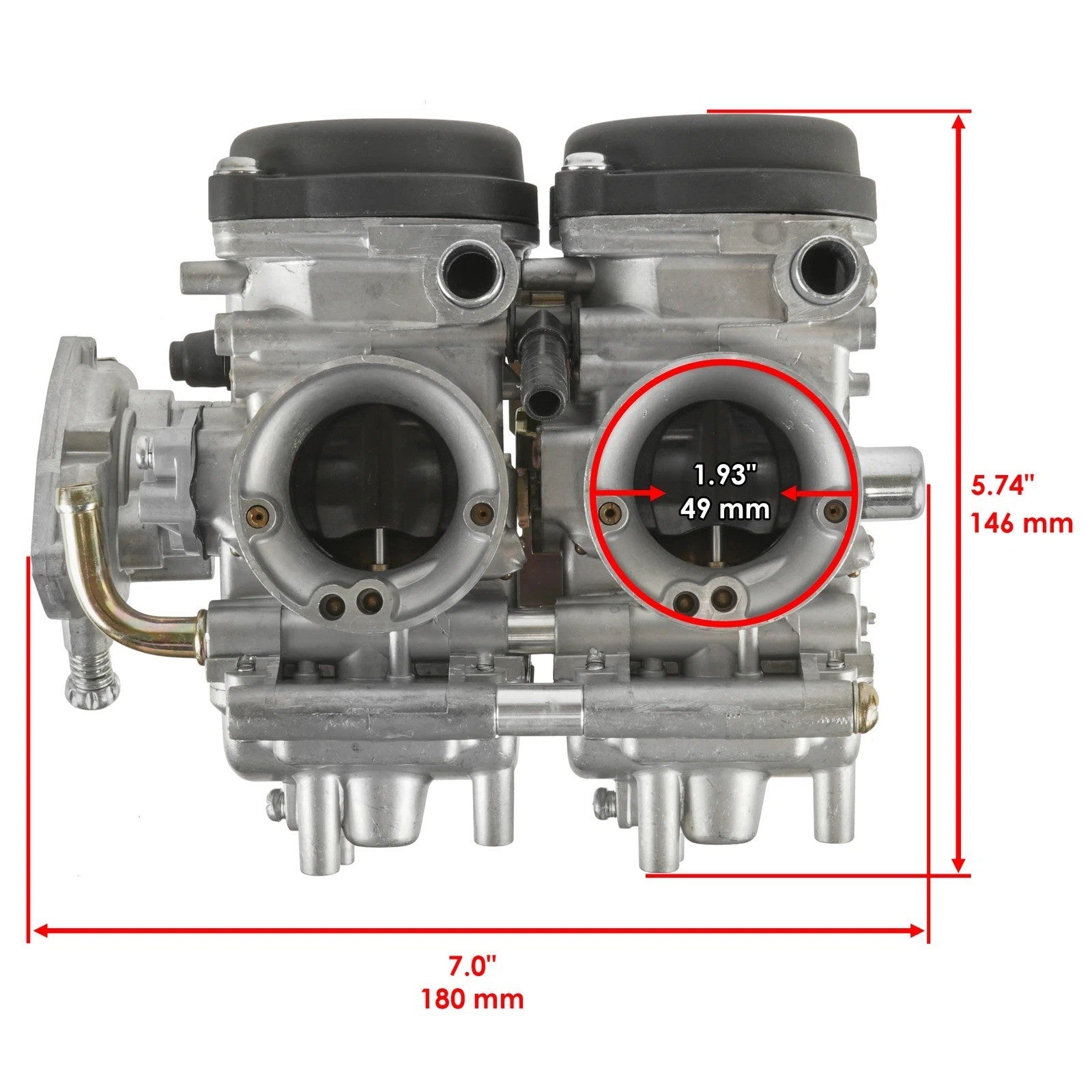 Caltric Carburetor For Yamaha Raptor 660R YFM660R 2001-2005 33mm Bore