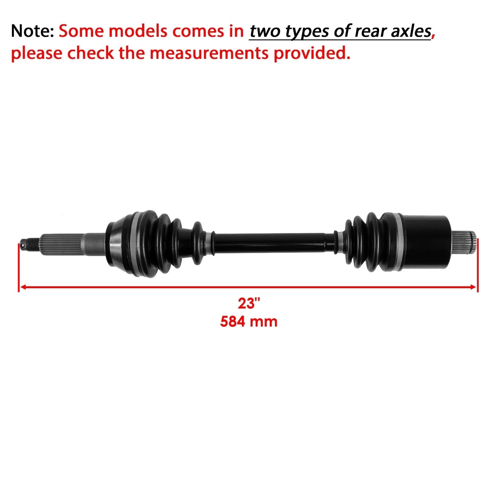 Rear Left & Right CV Joint Axle For Polaris Sportsman 450 2016 2017 2018-2024