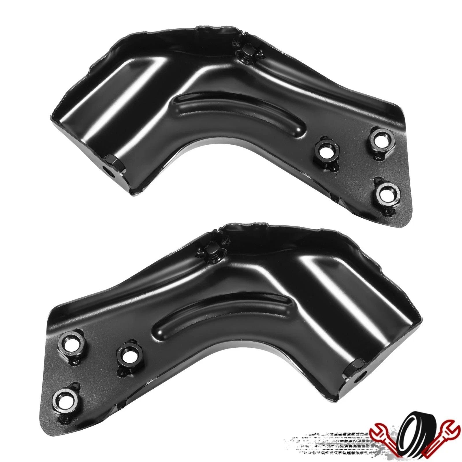 Front Inner Bumper Bracket LH & RH For 1994-2000 Chevrolet GMC K1500 C1500 C2500