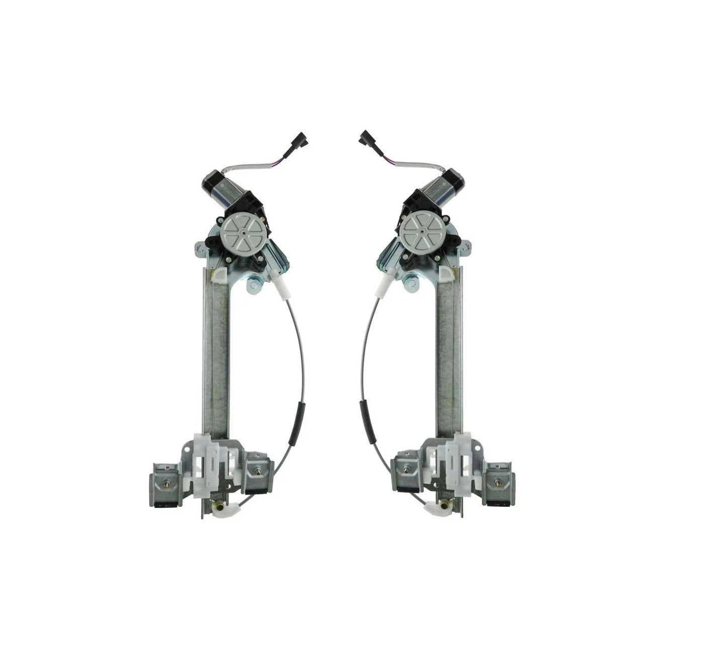 Rear Power Window Regulator w/ Motor Pair Set of 2 for 00-05 Buick LeSabre