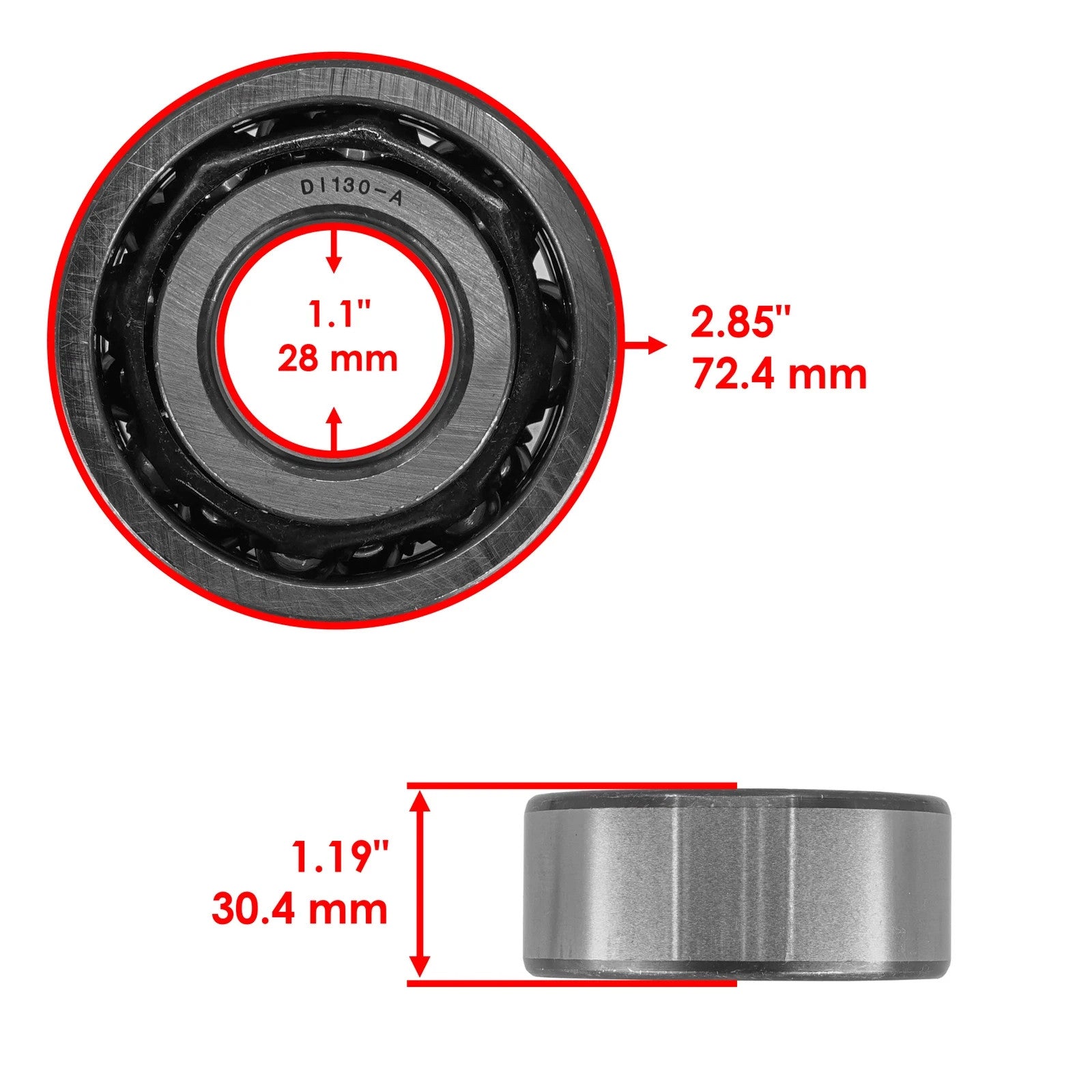 Caltric Front Differential Repair Kit For Polaris RZR RS1 2018 1337228 1337145