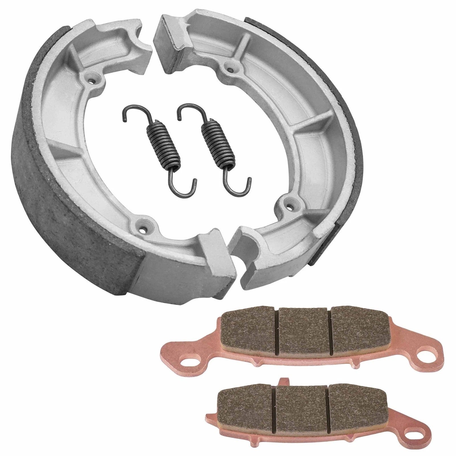 Front Brake Pads Rear Brake Shoes for Kawasaki Vulcan 800 Classic VN800B 1996-05