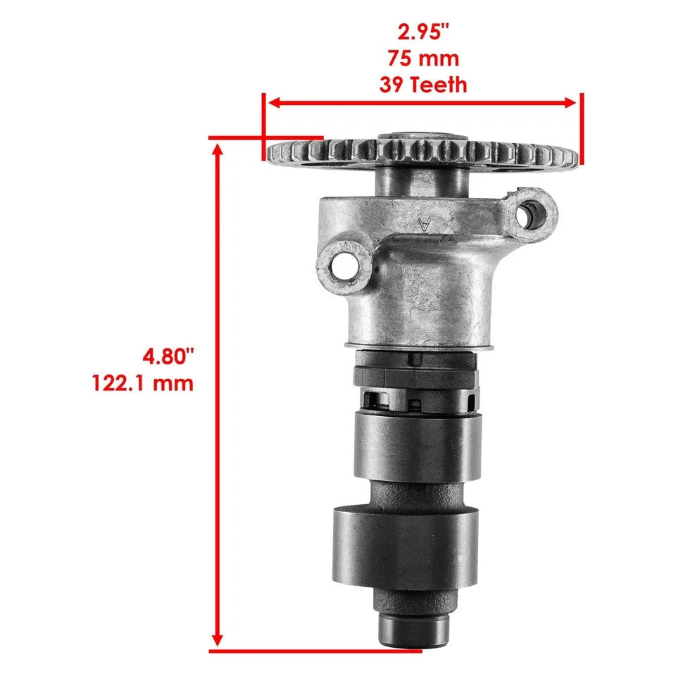 Camshaft w/Chain & Gasket & Lifter Bucket for Honda Big Red 700 MUV700 2009-2013