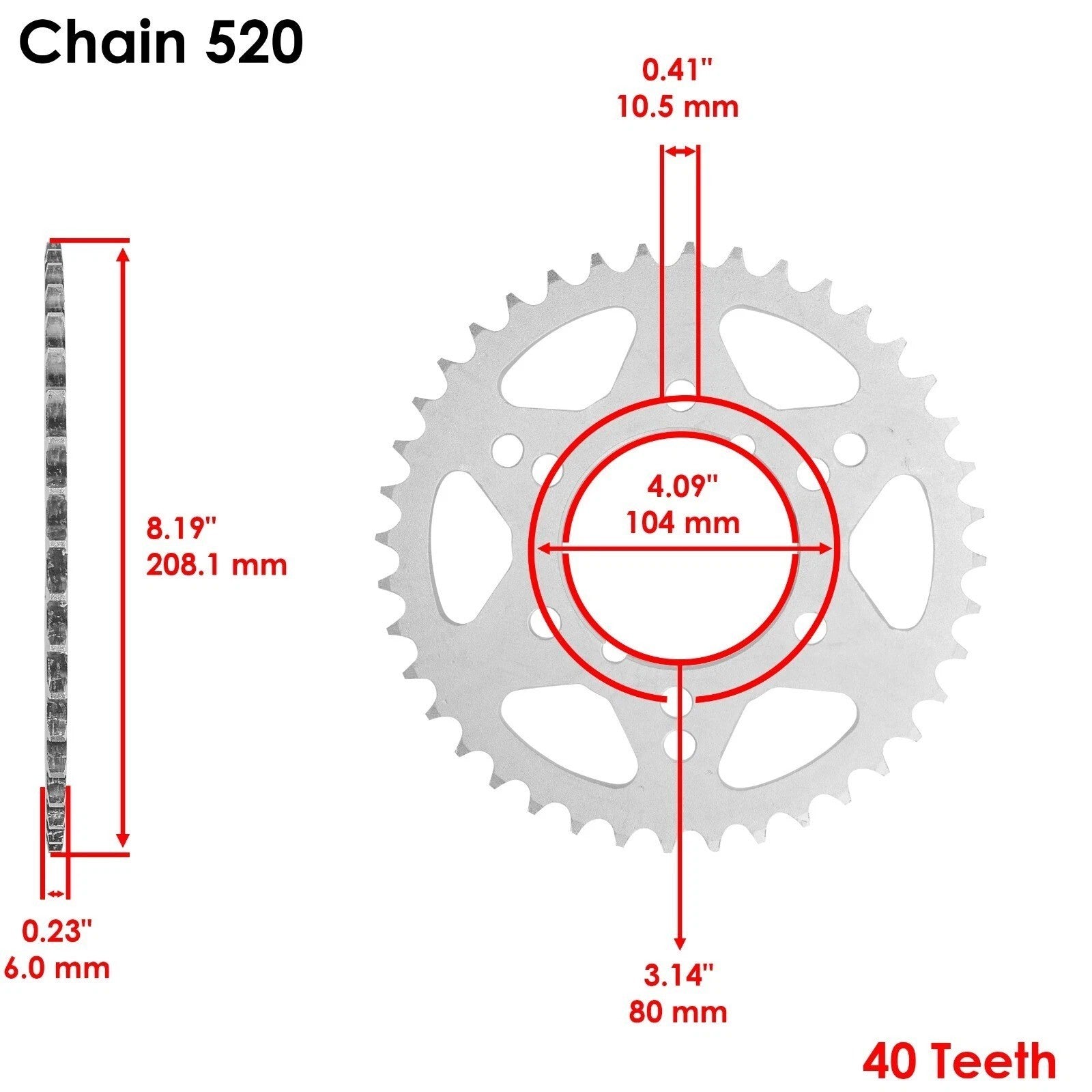 Black Drive Chain And Sprocket Kit for Kawasaki Ninja ZX-6R ZX636B 2003 2004